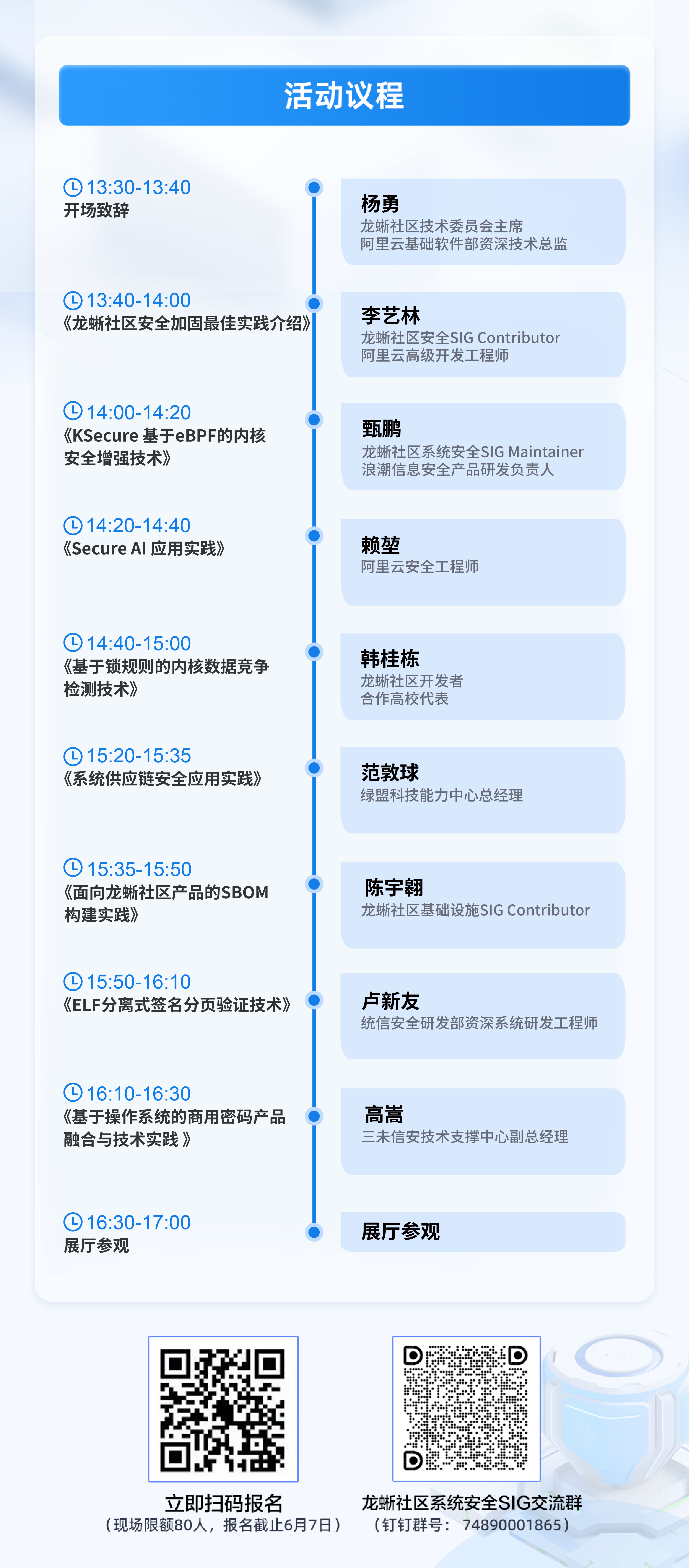 报名倒计时 2 天！龙蜥社区系统安全 Meetup 演讲亮点一览