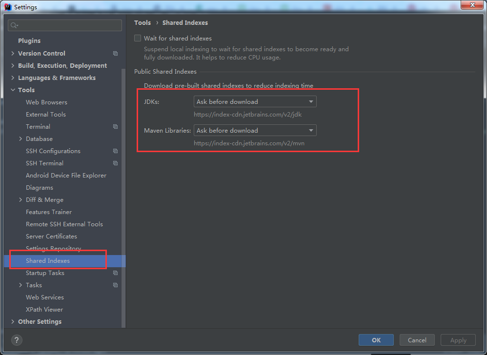 解决：idea 打开core找不对api项目的文件，提示引入其他包_download prebuilt shared indexesCSDN博客