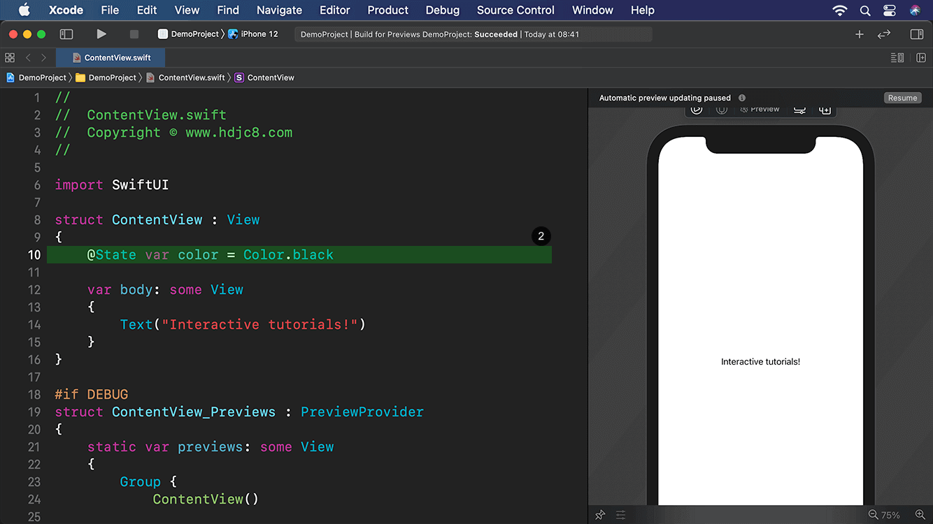 SwiftUI快速入门到实战