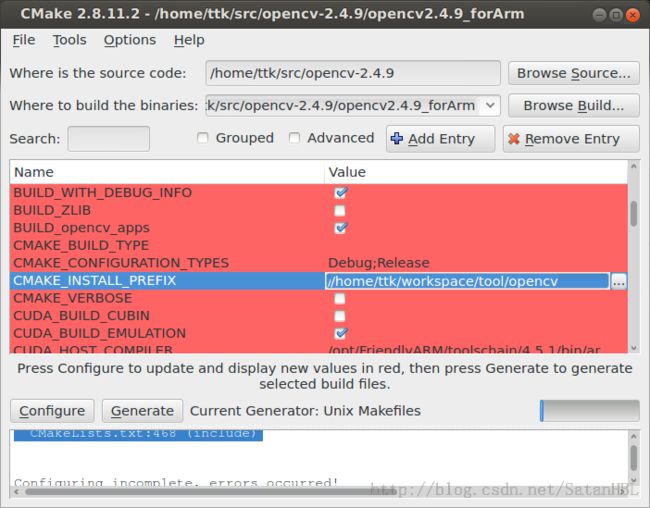 arm oe linux gnueabi 系统,OpenCV ARM移植(交叉编译opencv)CSDN博客