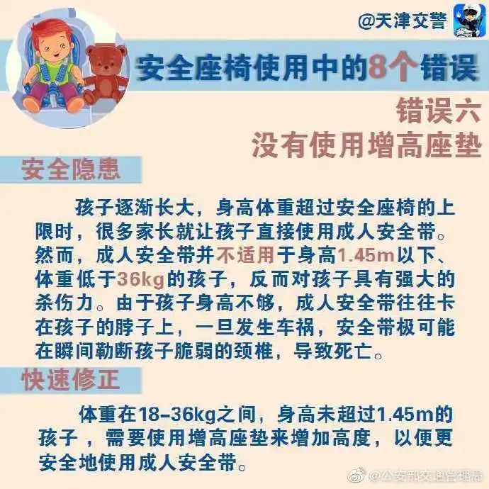 儿童安全座椅交通法规图片