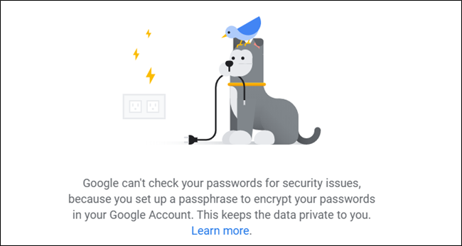 If you use a passphrase to encrypt your Google account, you won't be able to continue without disabling the passphrase.