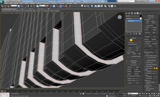 3D Studio Max モデリング チュートリアル未来的なボルトガン