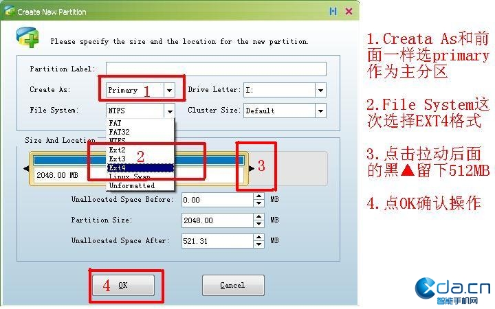 sd卡分区linux,使用minitool partition wizard对sd卡进行ext4格式分区