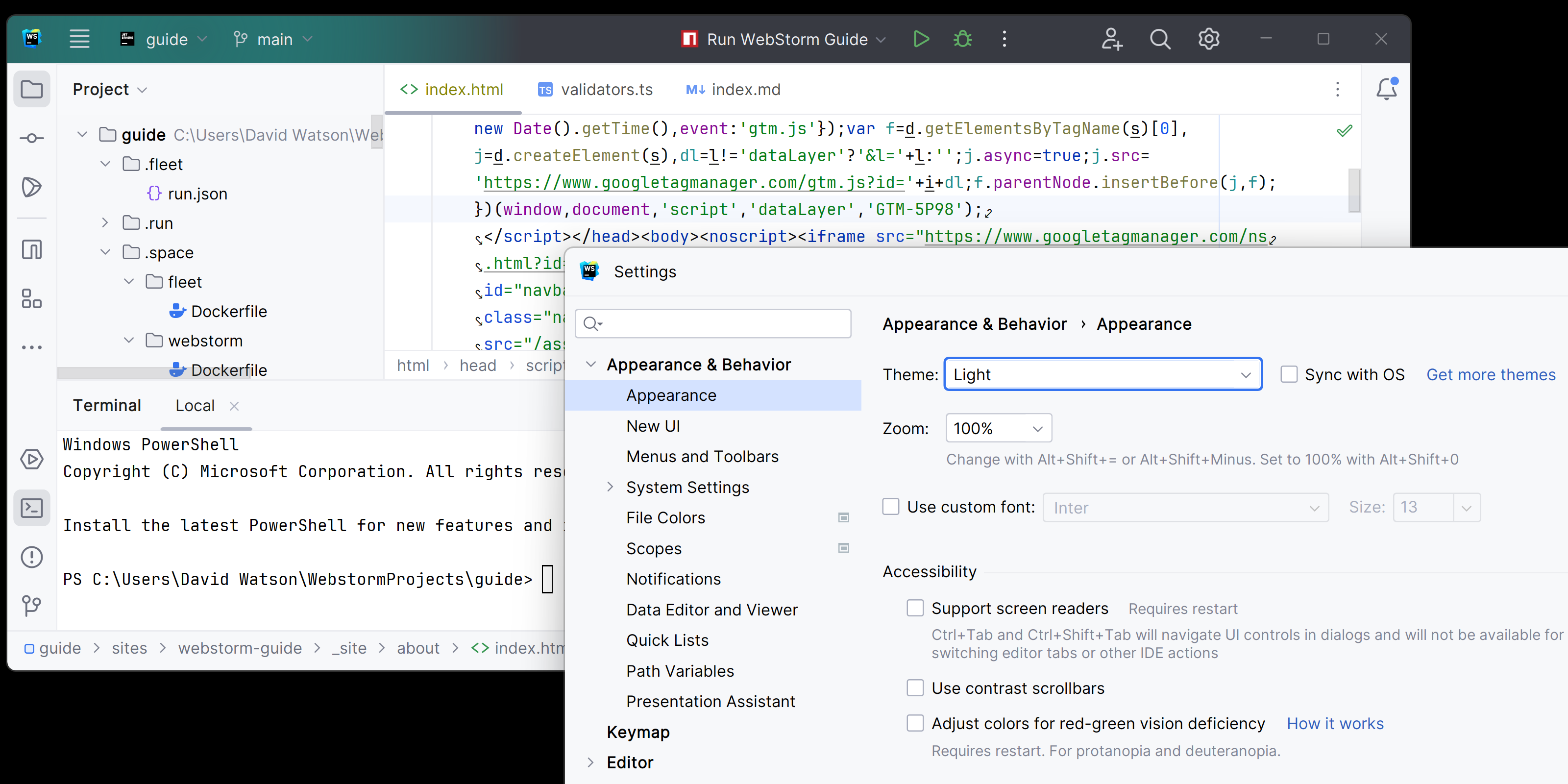 前端开发神器WebStorm的十大热门主题图集