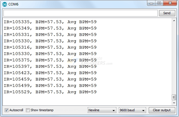 max30102心率输出