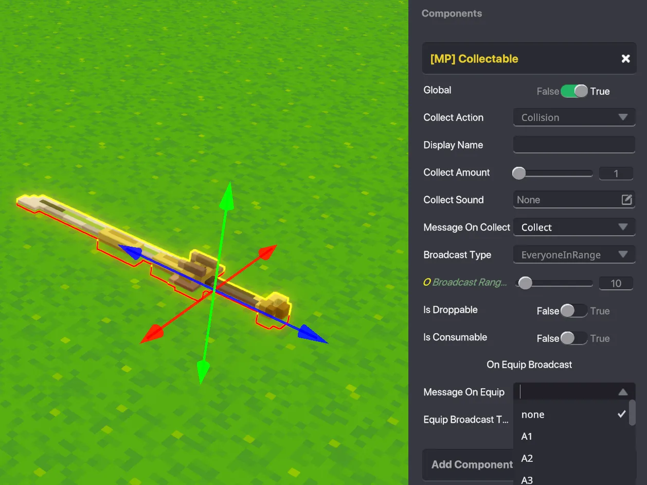 The Sandbox 游戏制作教程第 4 章｜使用装备制作游戏，触发独特互动