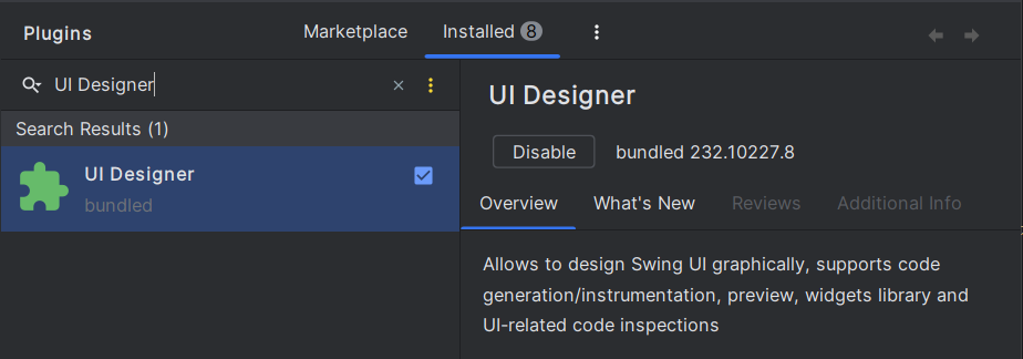 IntelliJ IDE 插件开发 | （二）UI 界面与数据持久化