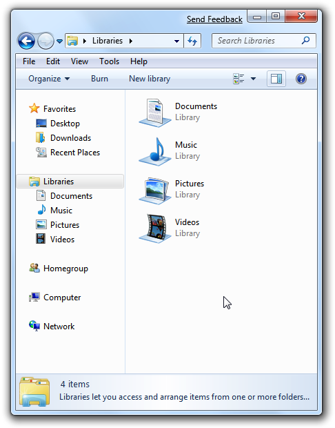 Windows 7 Libraries