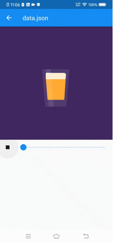 lottie json文件来进行测试,发现在release包无论是从流畅度,还是动画