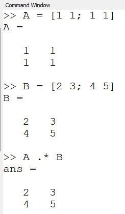 Scalar matrix multiplication.