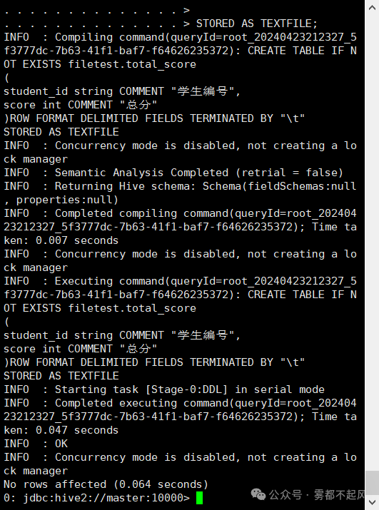 hive表基本语法