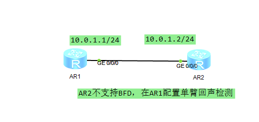 单臂回声BFD