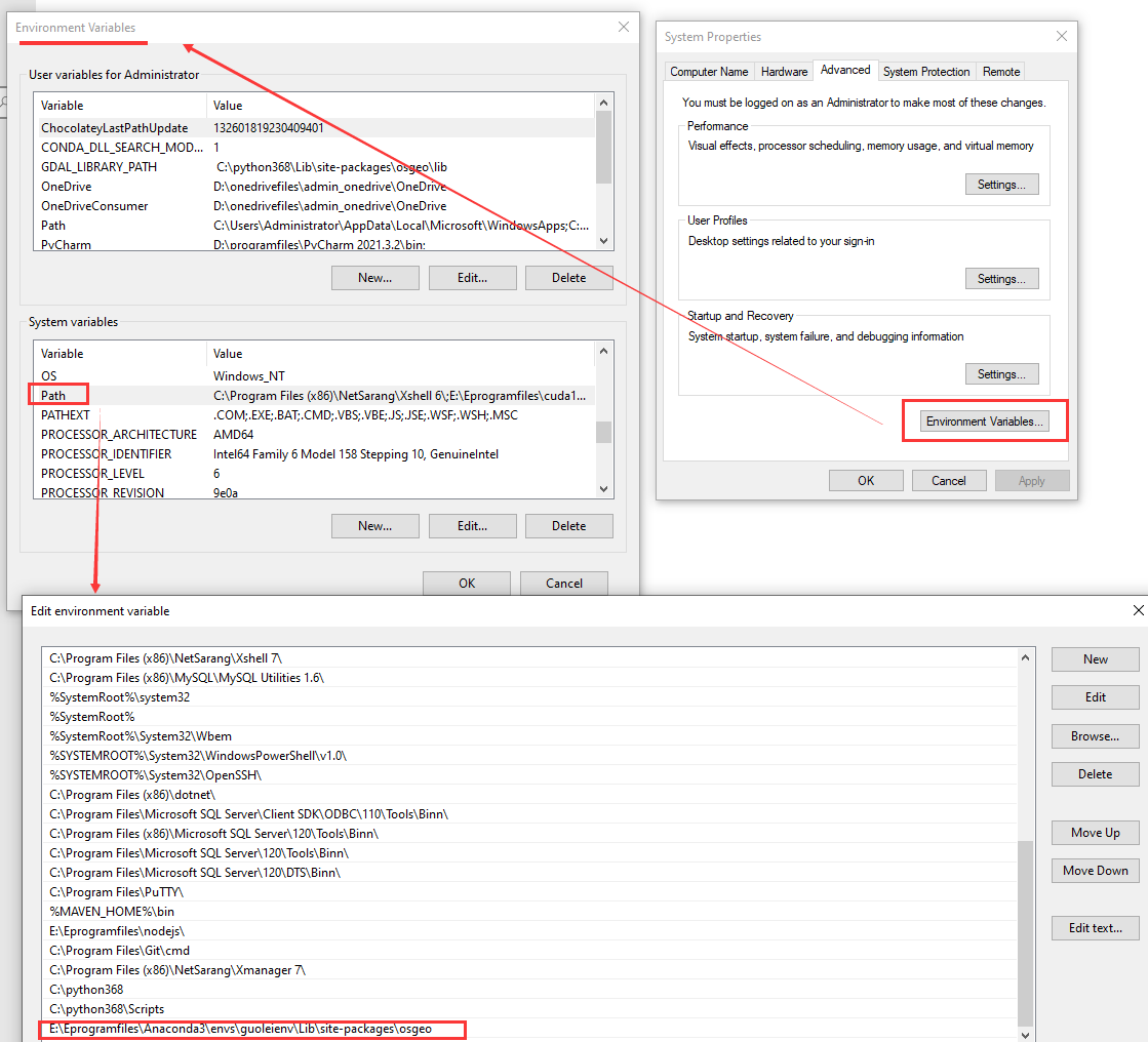 pip install gdal  在Windows系统上安装gdal_sed