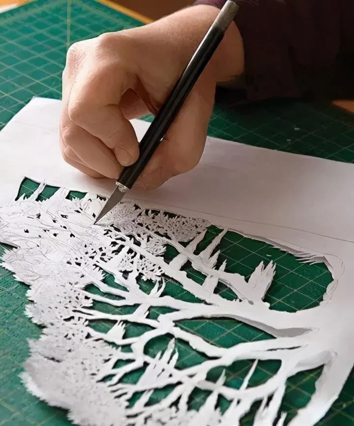 电脑雕刻教程一张纸也可以雕出艺术玩到极致是创作人用心的美附教程