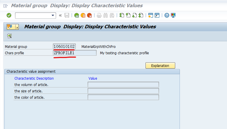 SAP RETAIL 特征参数文件(Characteristic Profile) III