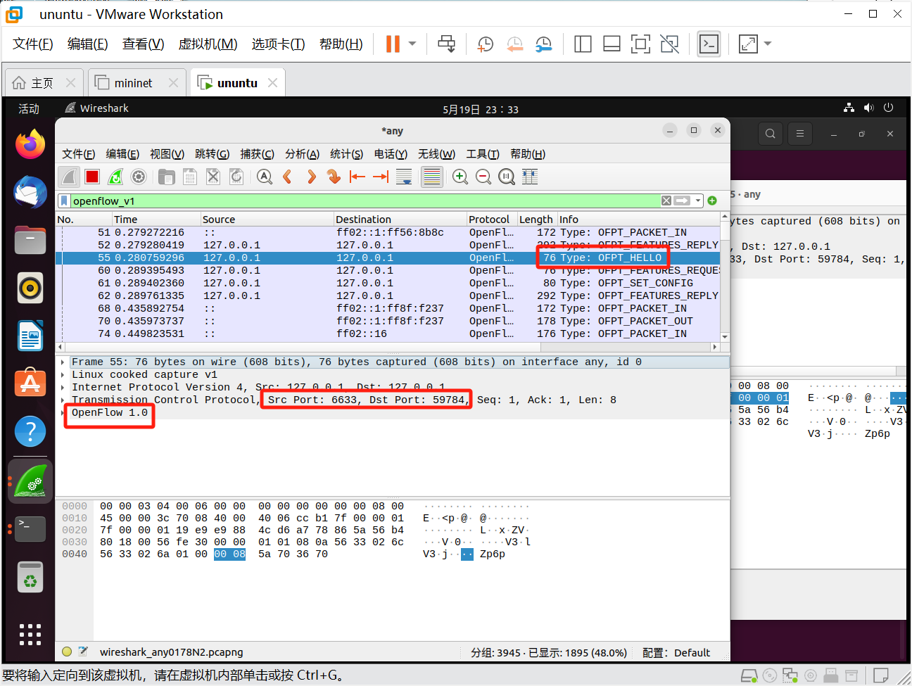 OpenFlow Wireshark协议分析：深入了解网络流量控制