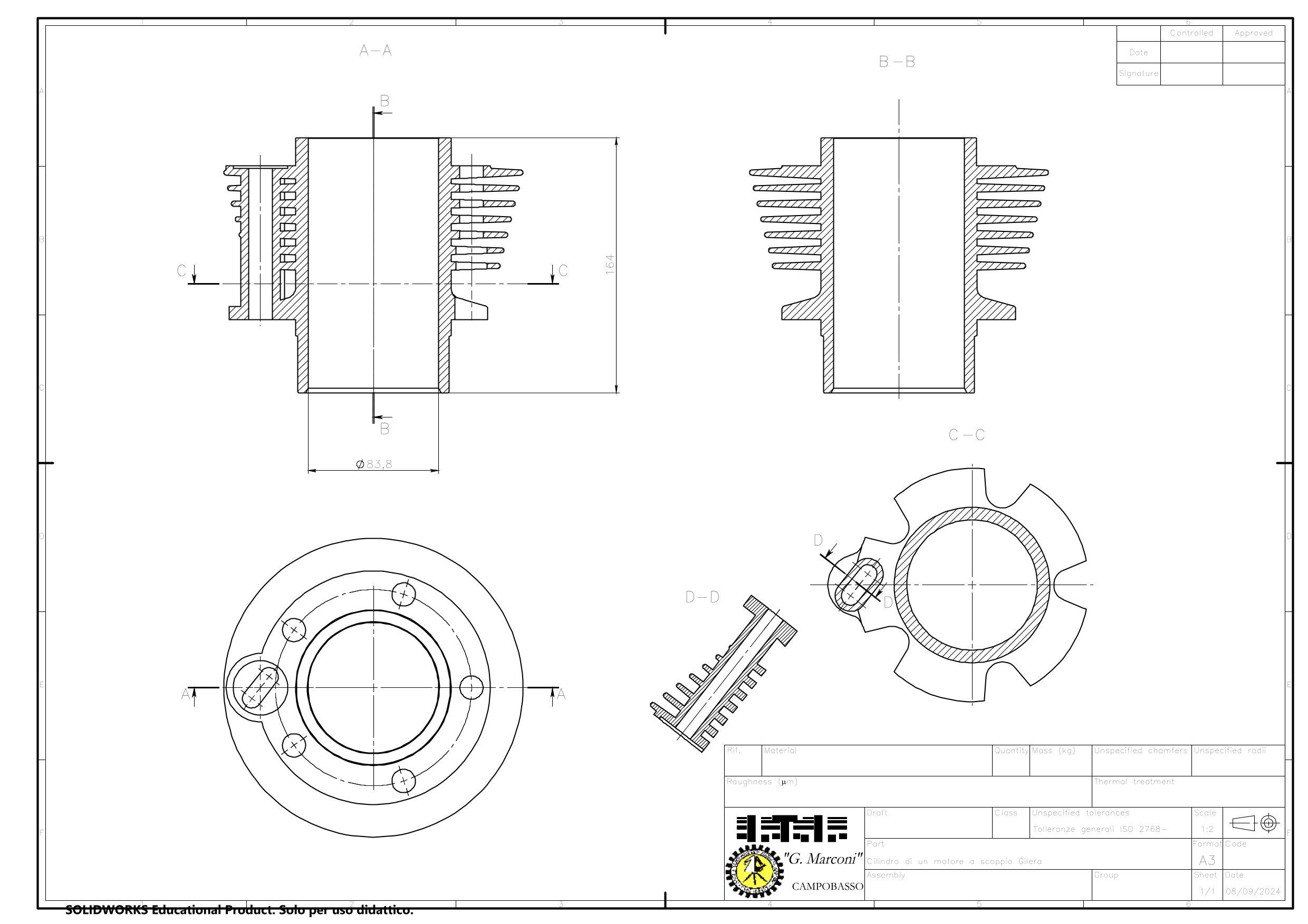 SolidWorks Simulation内燃机气缸内的温度变化的图1