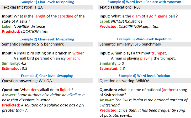 【EMNLP2021】Evaluating the Robustness of Neural Language Models to Input Perturbations