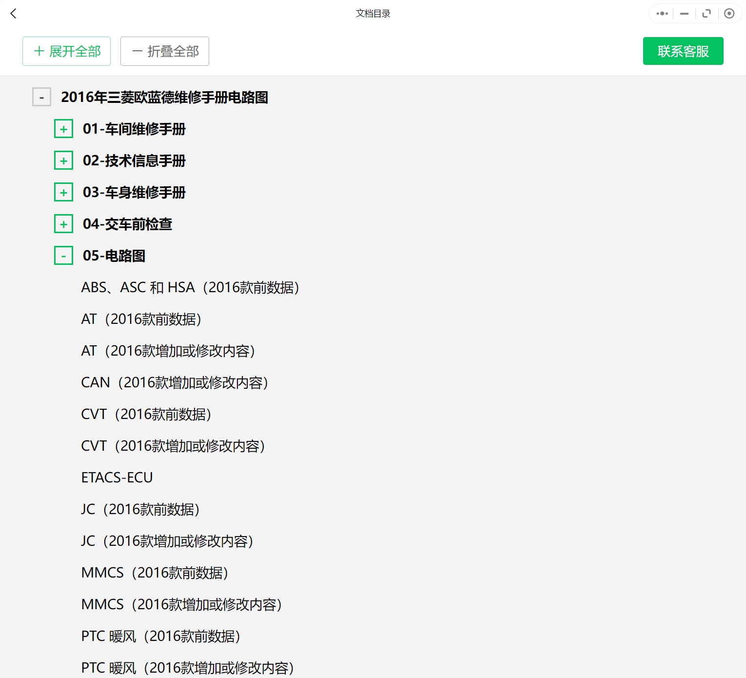 2002-2020年三菱汽车维修手册和电路图[资料更新]