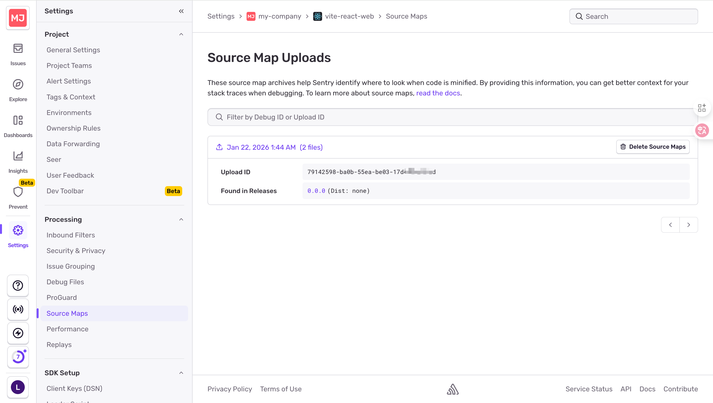 在 Vite + React 项目中集成 Sentry 完整指南_react sentry-CSDN博客