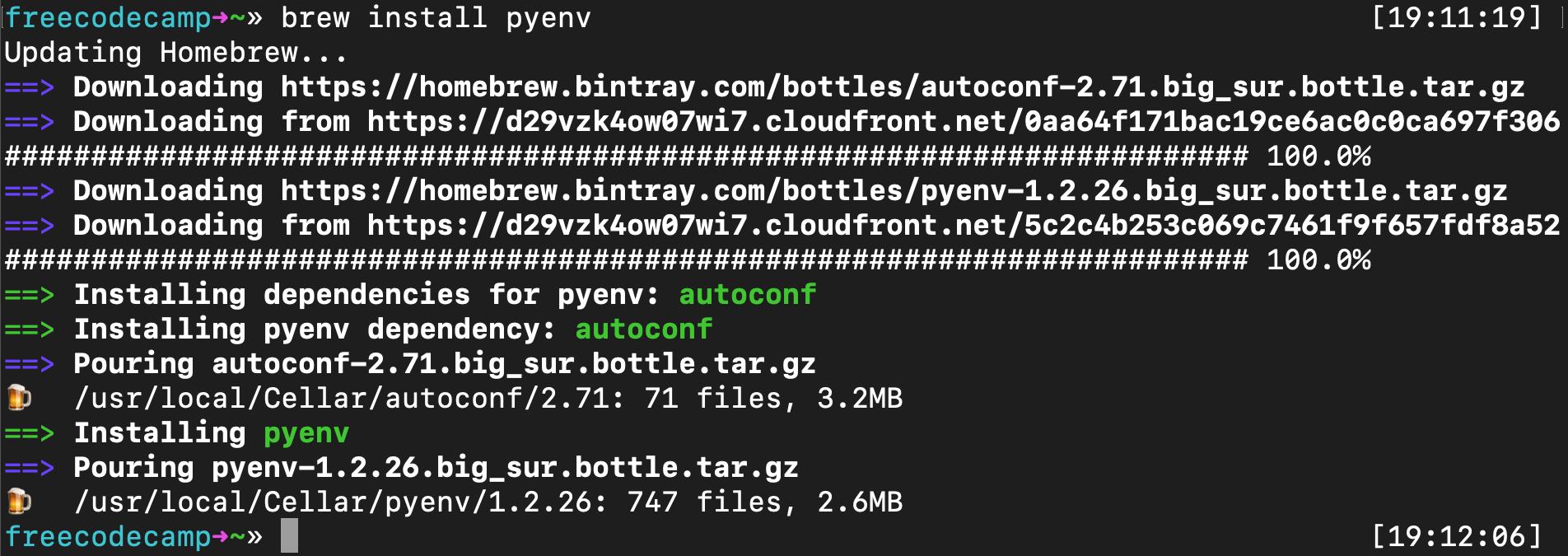 homebrew install python 3.6