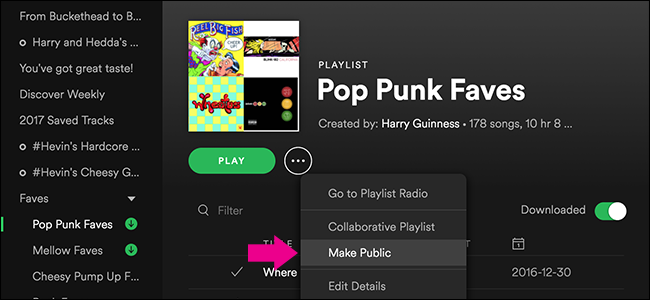 Spotify Mp3 如何与朋友 或世界 共享您的spotify播放列表 Cuma19的博客 Csdn博客