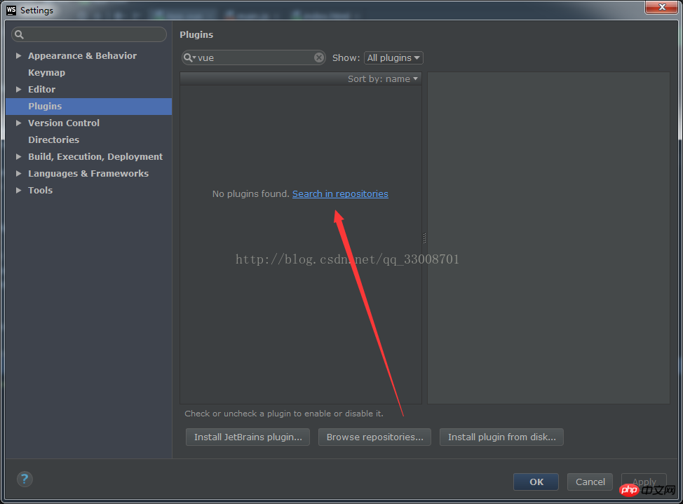 webstorm vue support