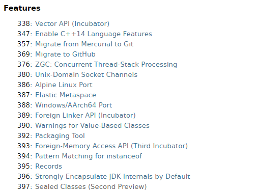 JAVA16新特性