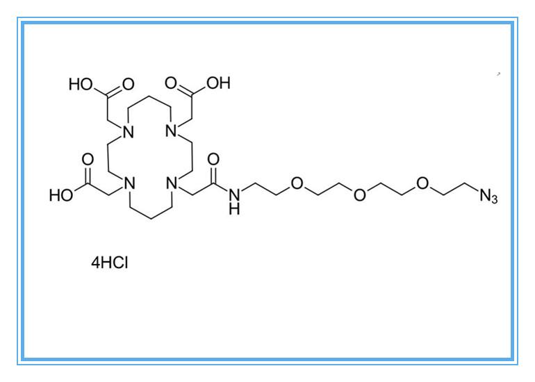 TETA PEG4 Azide，TETA-四聚乙二醇叠氮，用于与含炔烃的生物分子偶联