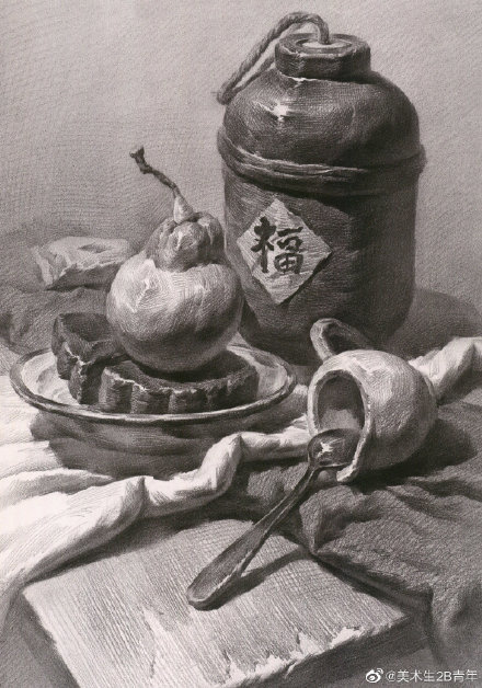 素描罐子不知道怎么画？美术集把绘画秘籍都整理好了！速领！
