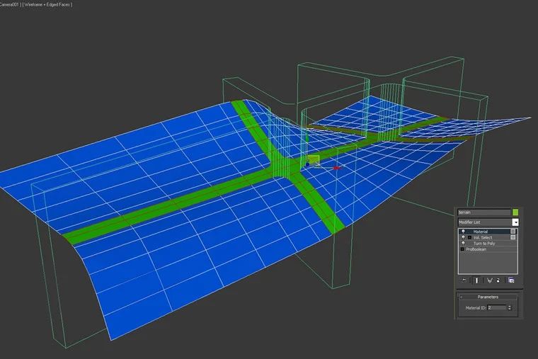 如何在3DMAX中实现大规模项目的地形建模？