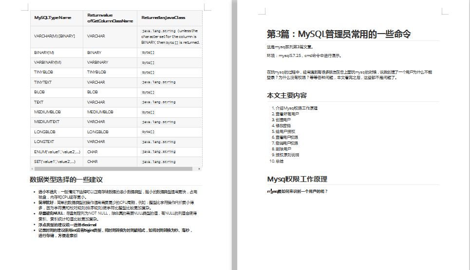 The sincere work of MySQL series documents that took three months to finish reading is not lost