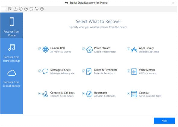 Excellent data recovery for iPhone