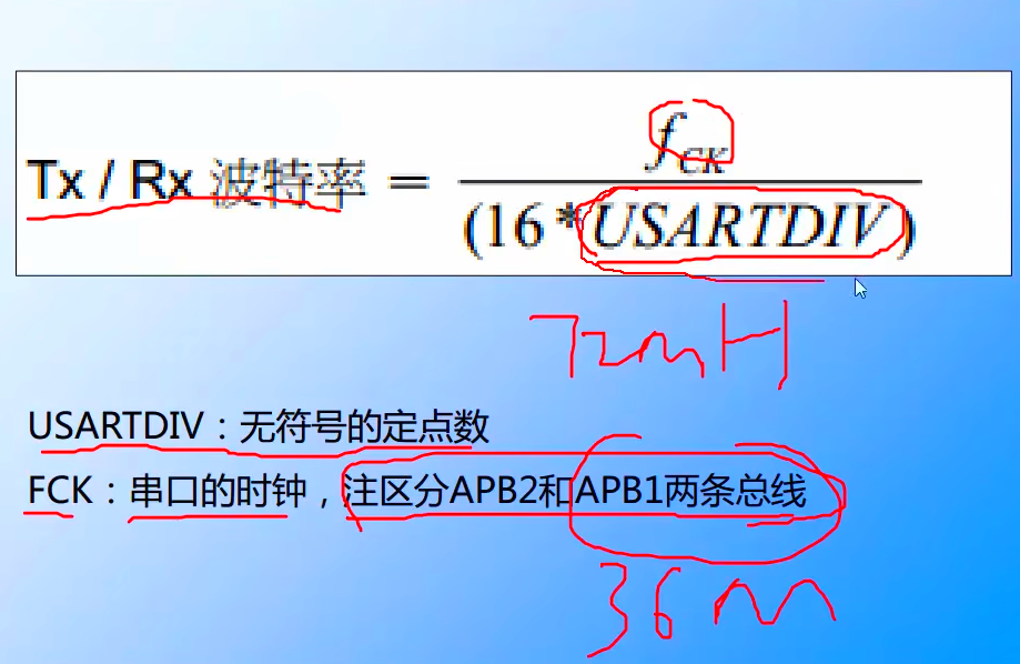 波特率的计算公式