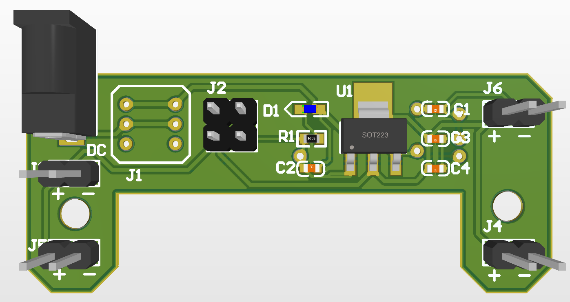 PCB板三维模型