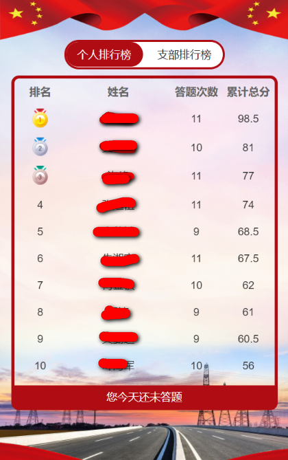 主题知识竞赛活动小程序-功能分析和概览