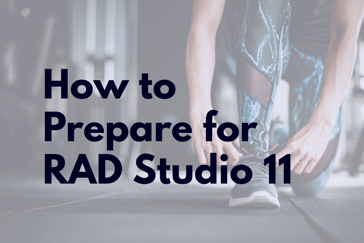 如何准备 RAD-Studio-11