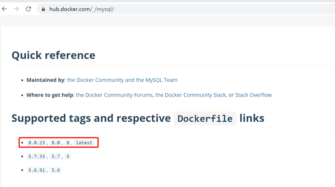 Docker mysql 