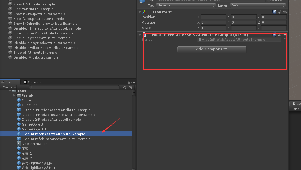 Hide In Attribute for Unity with Odin Inspector