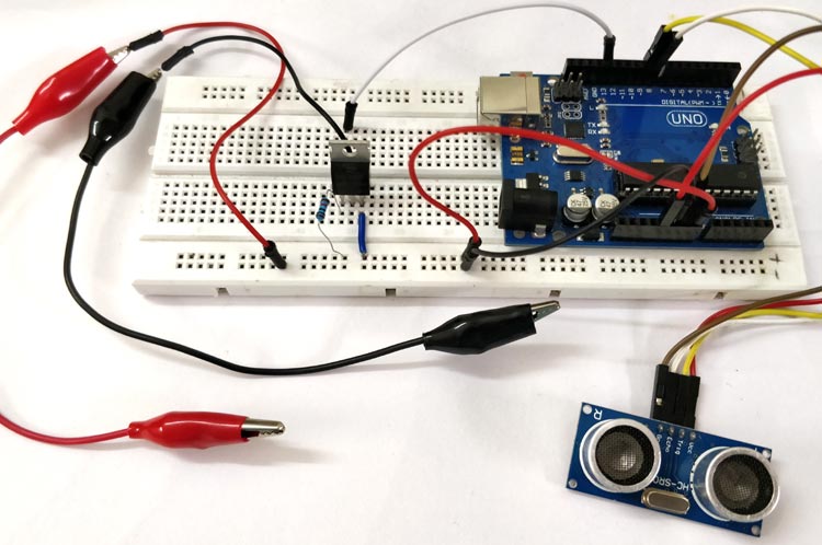 使用Arduino的自动饮水机的电路硬件