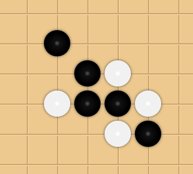 简笔画五子棋图片