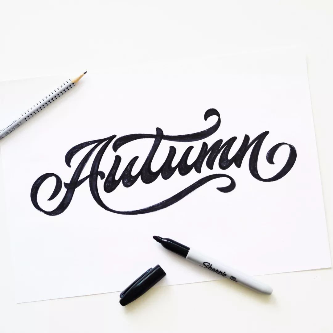 catia草图里写字300p他的手写字设计酷炫多彩商业应用也很棒