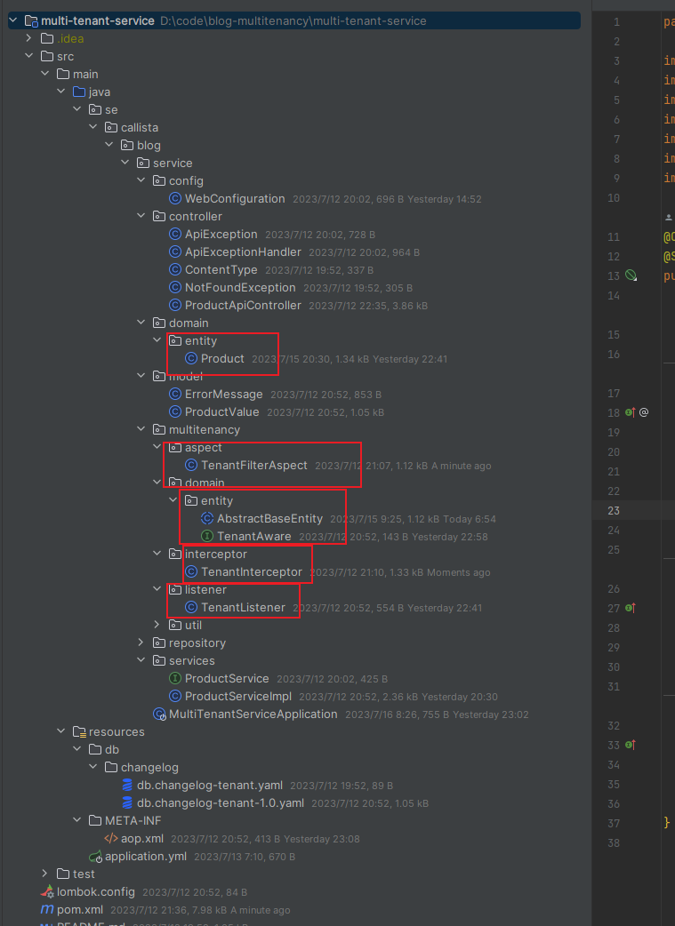 Springboot JPA 集成多租户