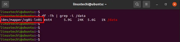 df-command-for-particualr-partition