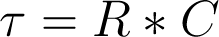 头 = R*C