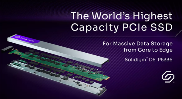 The capacity of QLC meritorious SSD hard disk breaks through 61TB: the lifespan is completely undead