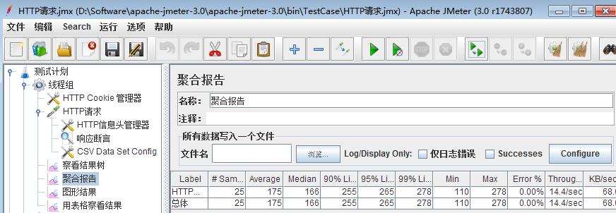 使用Jemeter对HTTP接口压测