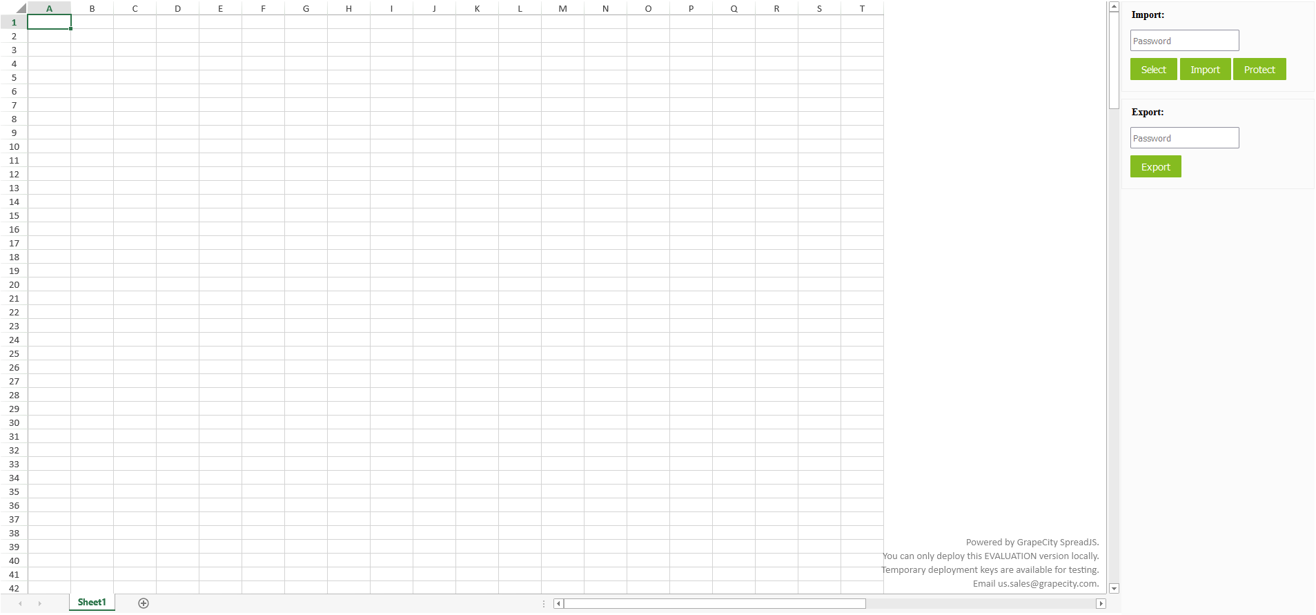 JavaScript Excel XLSX 查看器