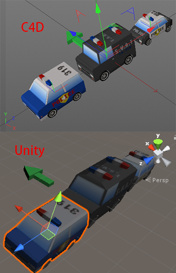 3DMAX、C4D、Maya导出fbx到Unity设置